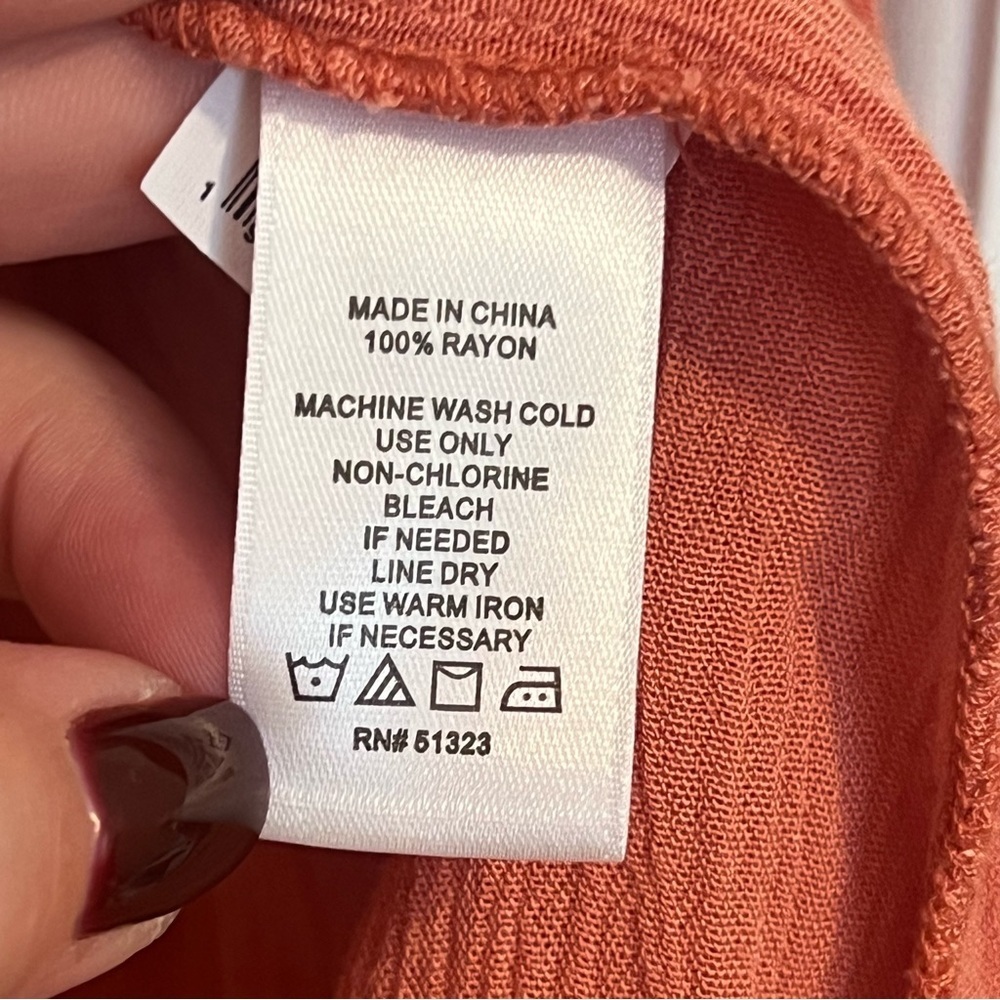 1. STATE CORAL RUFFLE BLOUSE SIZE 3X - Picture 5 of 5